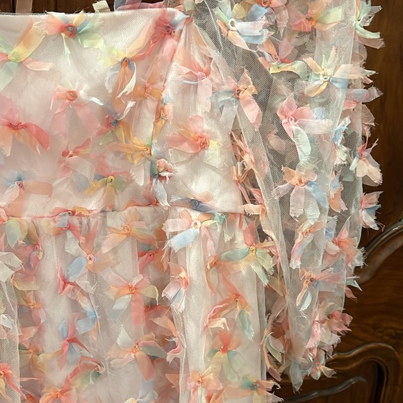 Storia babydoll style top - pink confetti - size M - Picture 3 of 6